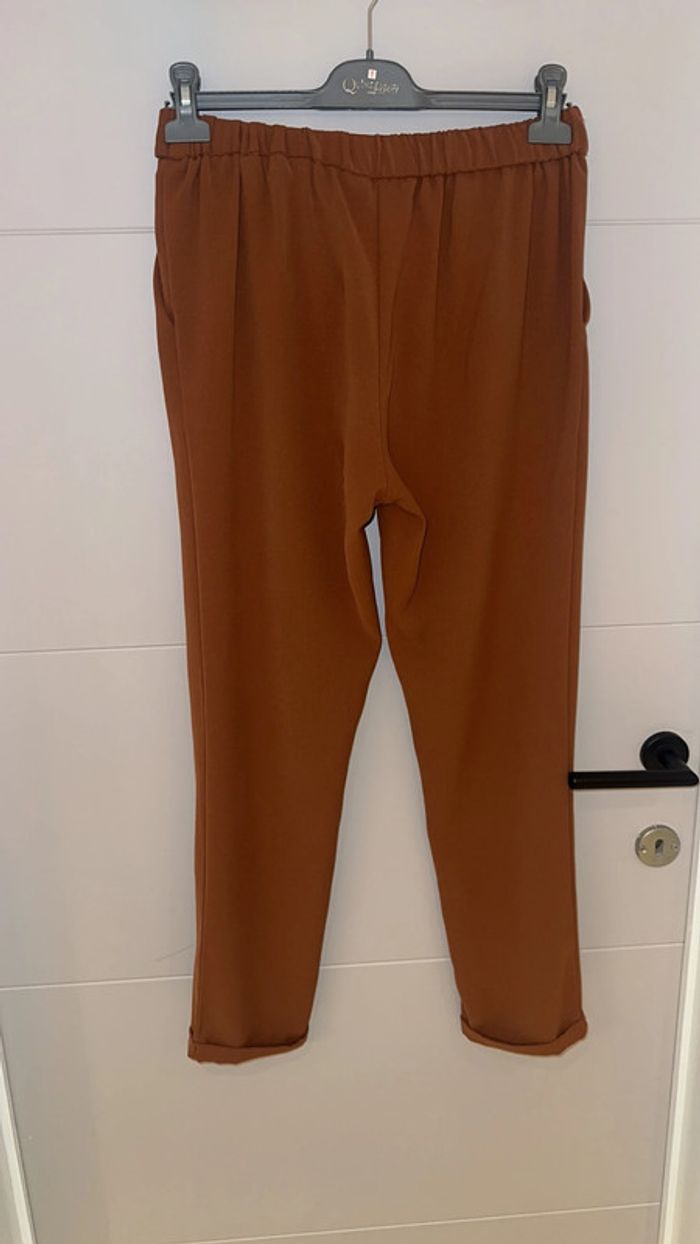 Pantalon fluide marron Hangar 86 – Taille L - photo numéro 5