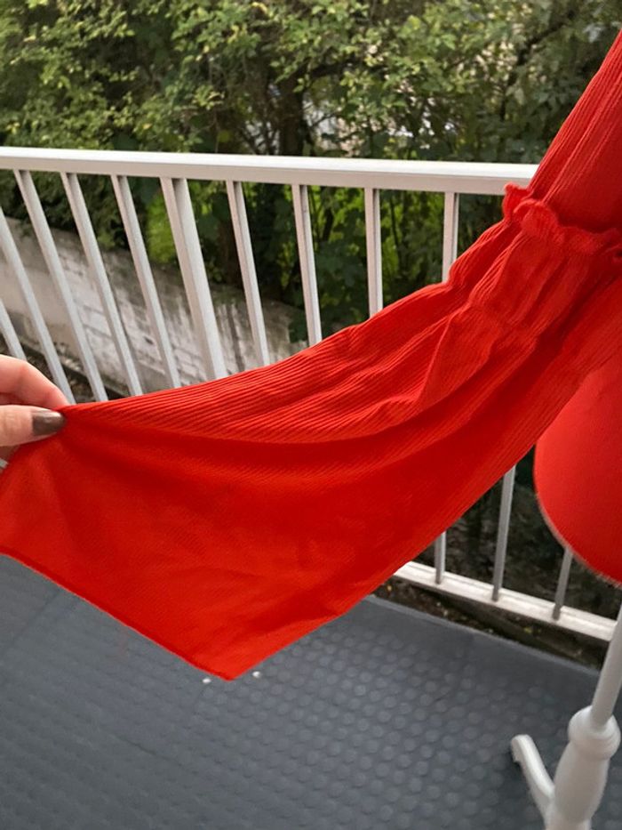 TEE shirt rouge manche longue taille 36 - photo numéro 3