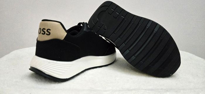 Hugo Boss Kids – Baskets BOSS logo noir/blanc – Pointure 29 - photo numéro 5
