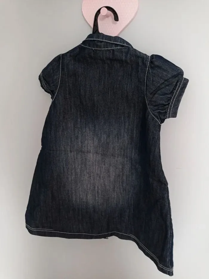 Robe en jean manches courtes Orchestra 23 mois 86 cm - photo numéro 2