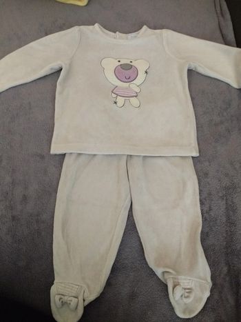 Pijama hiver 2 pieces 9 mois