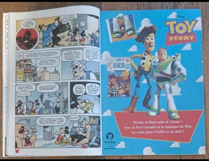 Ancien journal de mickey avec cadeau jeu de cartes 101 dalmatiens N°2337 de 1997 vintage - photo numéro 5
