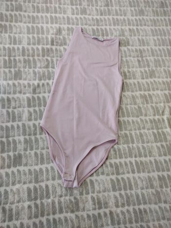 Body lilas violet parme pressions Stradivarius taille S 36