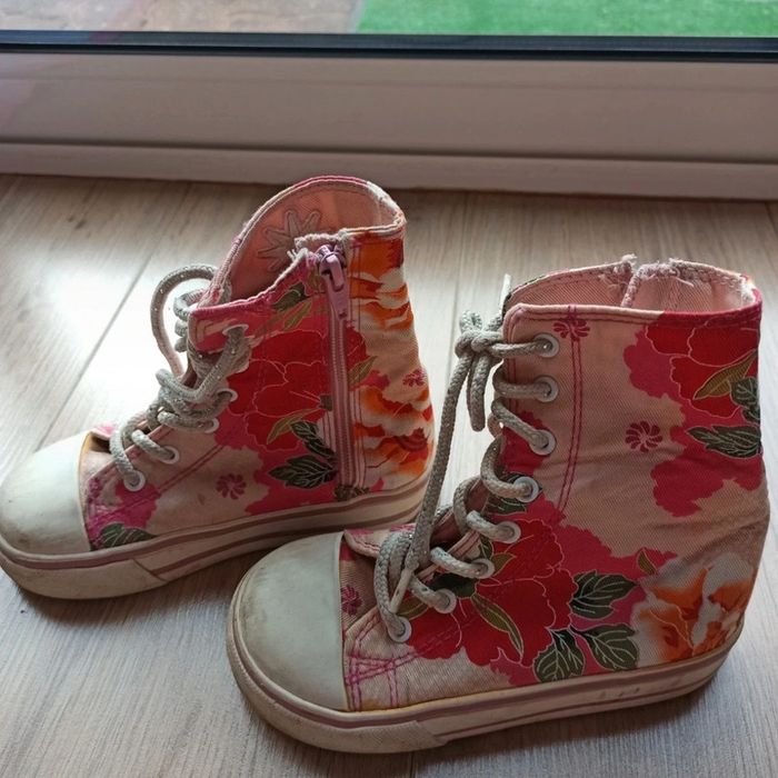 baskets a fleurs liberty fermeture éclair obaïbi 26 - photo numéro 3