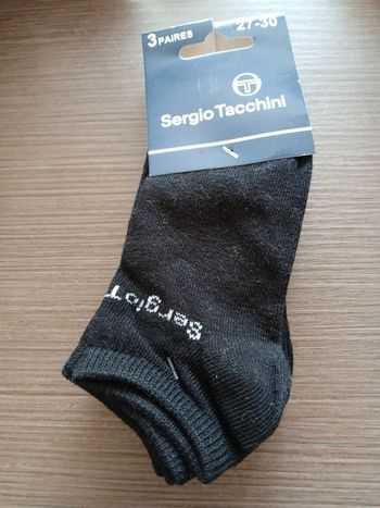 Lot de 3 paires de chaussettes noires 27/30