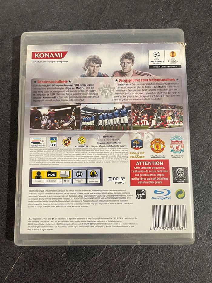 Jeux vidéos PS3 PES 2010 Pro Evolution Soccer - photo numéro 2