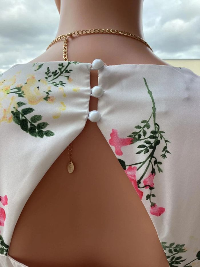 Robe longue fleurie EillyBazar – Taille S – Très bon état - photo numéro 9