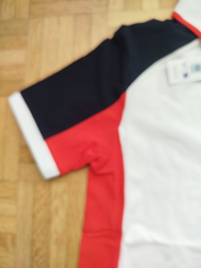 Polo Fidelite blanc rouge Bleu marin garçon 12 ans Jacadi - photo numéro 4
