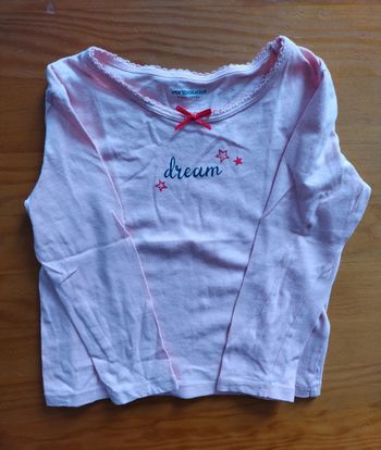 Tee shirt manches longues Verbaudet fille 4 ans
