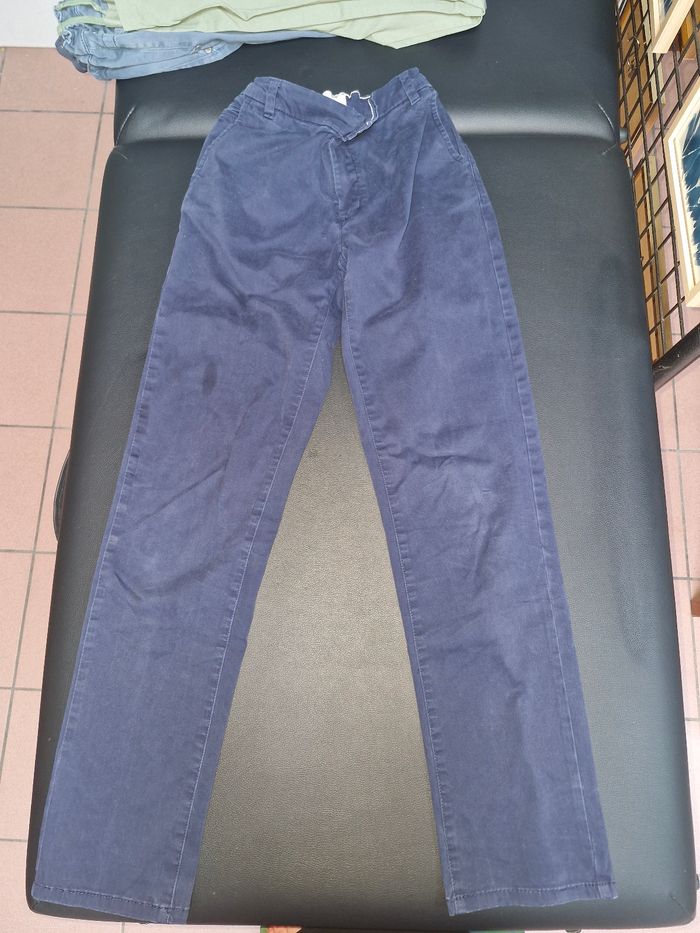 Pantalon garçon bleu marine