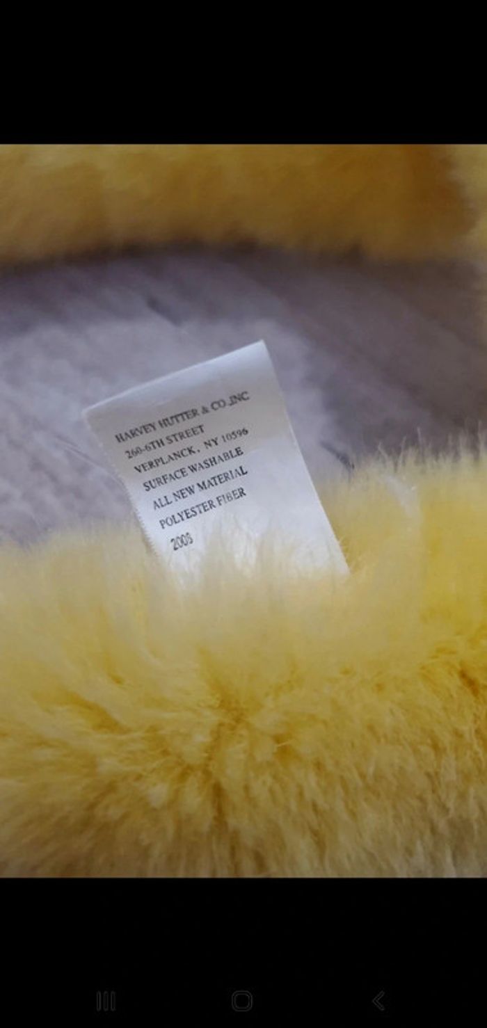 Peluche singe jaune - I love NY - 64 cm - photo numéro 6