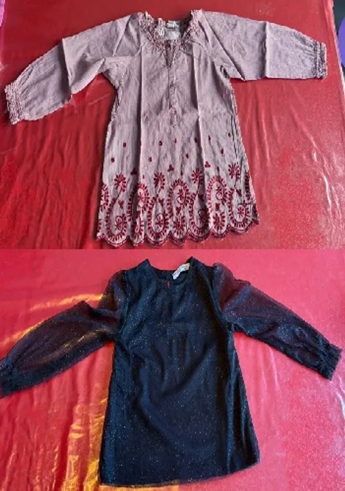 Lot 2 hauts manches longues 5 ans