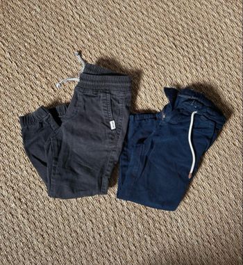 Lot 2 pantalons chino