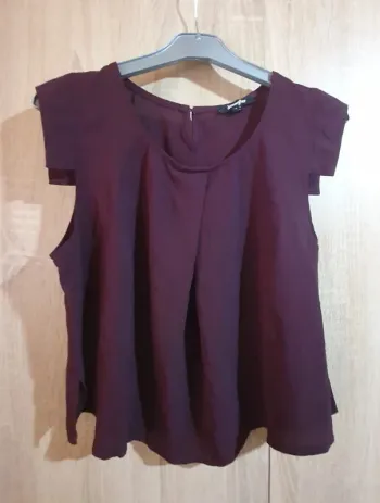 Top bordeaux - taille 36