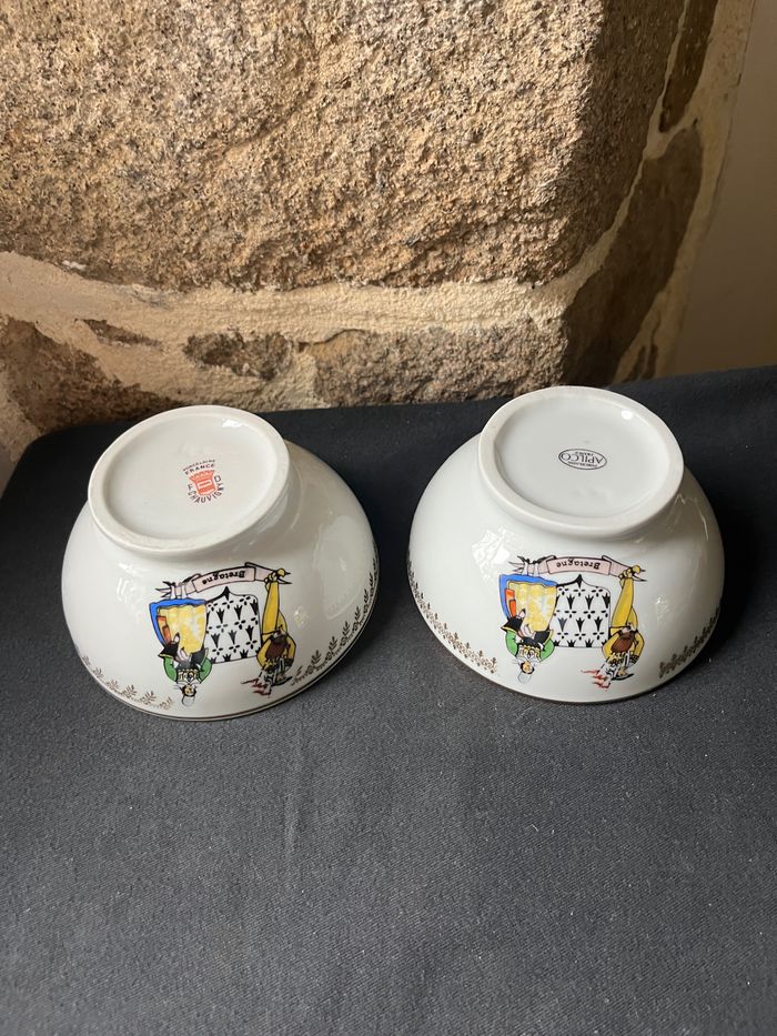 Lot de deux bols porcelaine Apilco Vintage - photo numéro 6