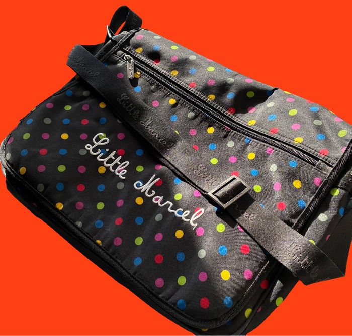 Joli sac/sacoche Little Marcel en bandoulière et à rabat