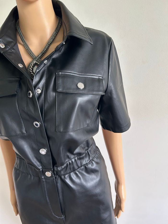 Combishort noir neuf en simili cuir Morgan taille 40 (valeur 75€) - photo numéro 5
