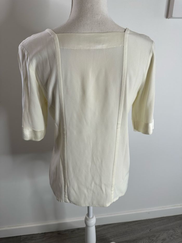 Blouse blanc crème Yves Saint Laurent Vintage T38 M - photo numéro 5