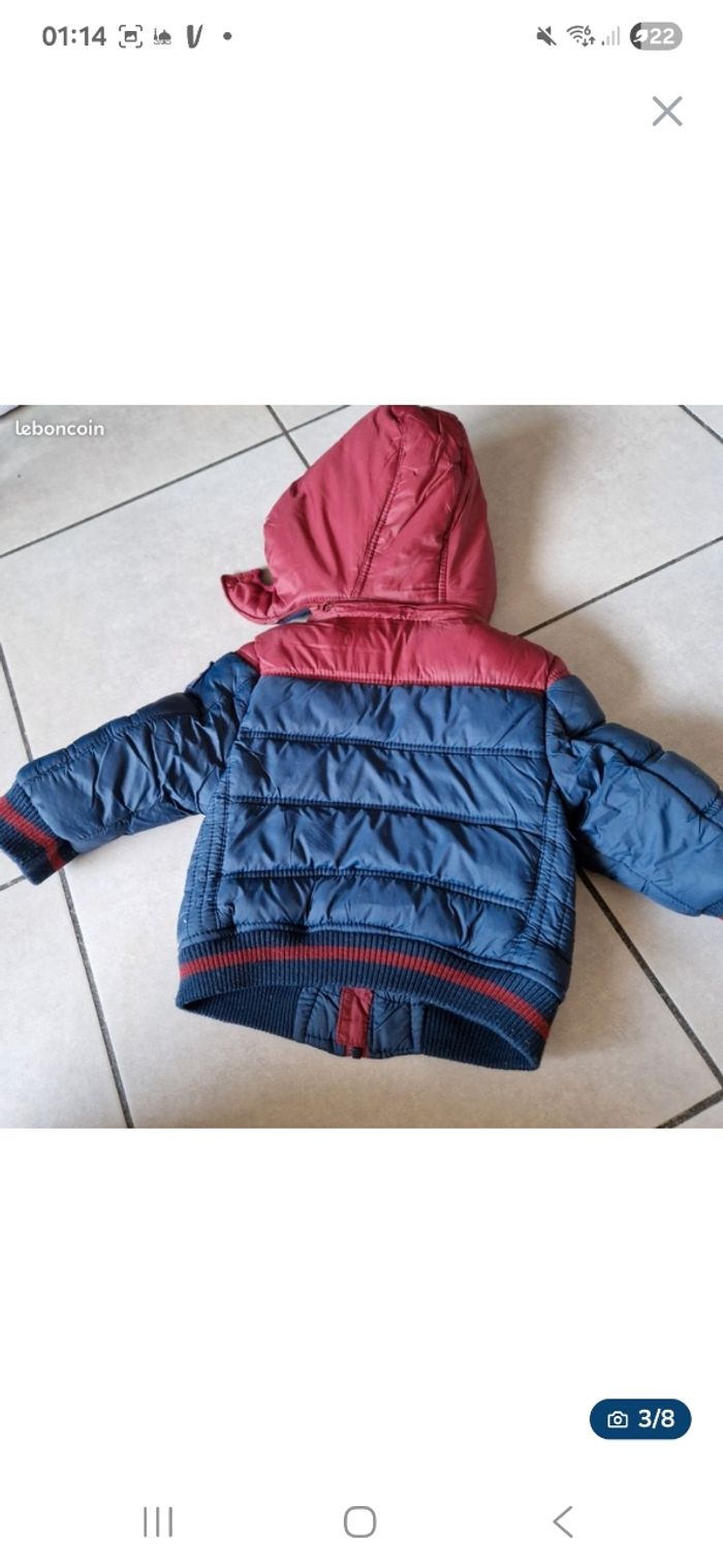 Doudoune bébé garçon 12 mois - photo numéro 2