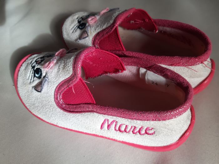 chaussons fille 24 - Marie des Aristochats - chat - photo numéro 5