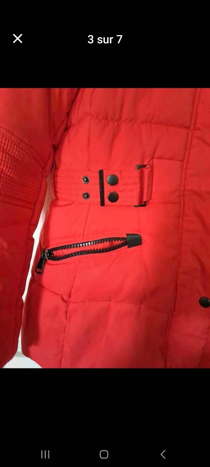 🌺 Magnifique doudoune rouge chaude 🌺 - photo numéro 4