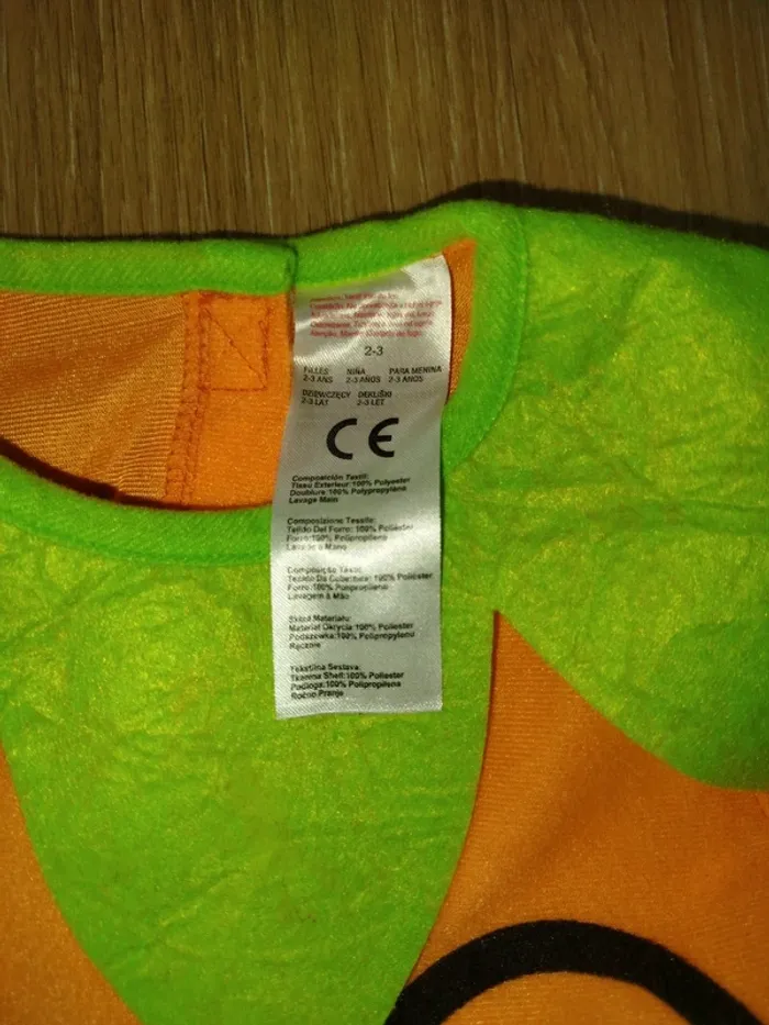 Déguisement citrouille 2-3 ans - photo numéro 3