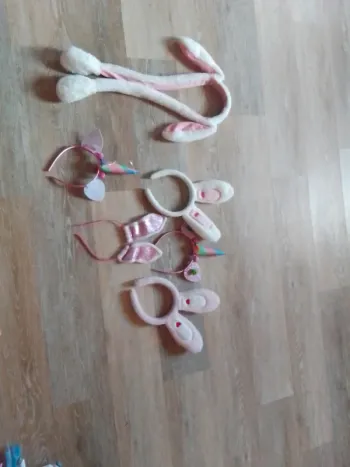 Serre tête lapin licorne
