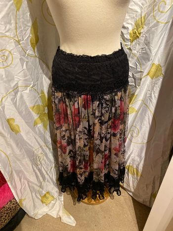 Jupe longue ou robe bustier
