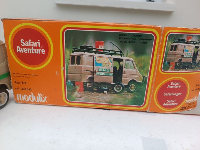 Rare Jouet de Collection Modulix – Safari Aventure Van RAID (Années 80) - photo numéro 5