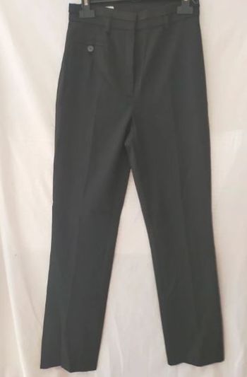 Pantalon femme, taille haute, noir, neuf, T34/36 XS ·Neuf sans étiquette·steilmann
