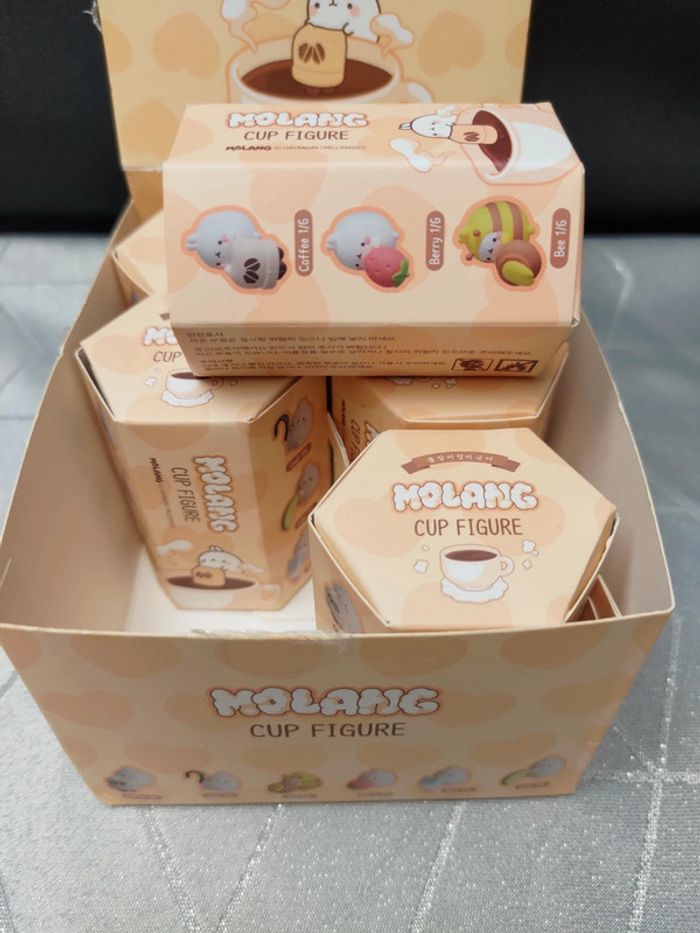 Lot de 6 Boîtes mystères Molang - Ornement de tasse - photo numéro 2