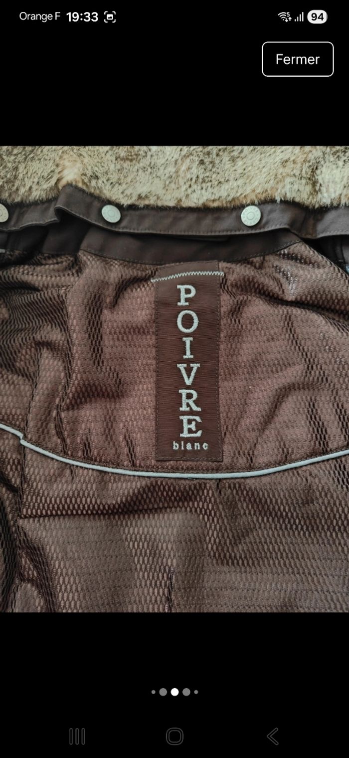 veste de ski poivre blanc - photo numéro 4