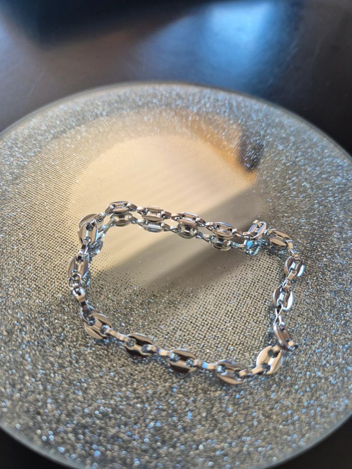 Jolie bracelet homme acier inoxydable - photo numéro 4