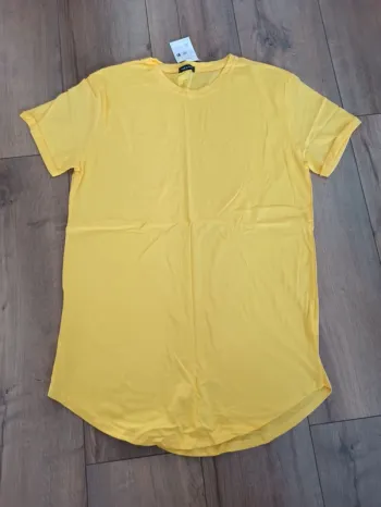 Tee shirt jaune homme uni xl