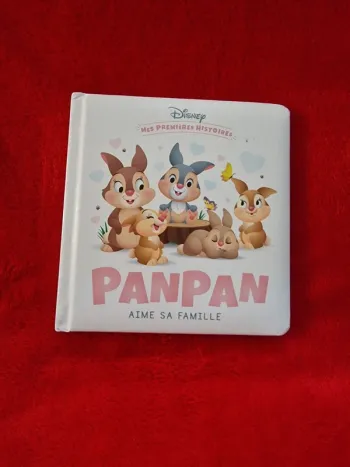 Livre mes premières histoires Disney panpan aime sa famille