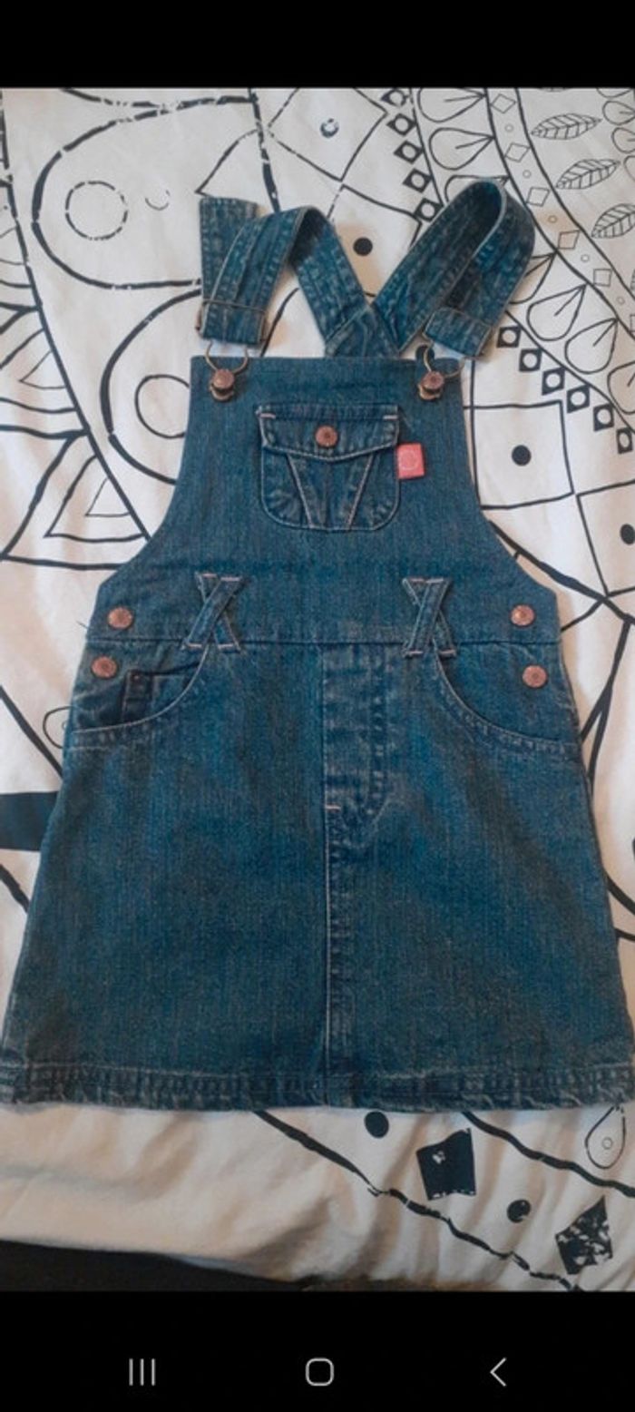 Robe salopette en jeans in extenso 18 mois