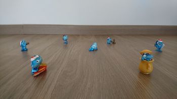 Figurines kinder requins "Squalibaba" (1995)