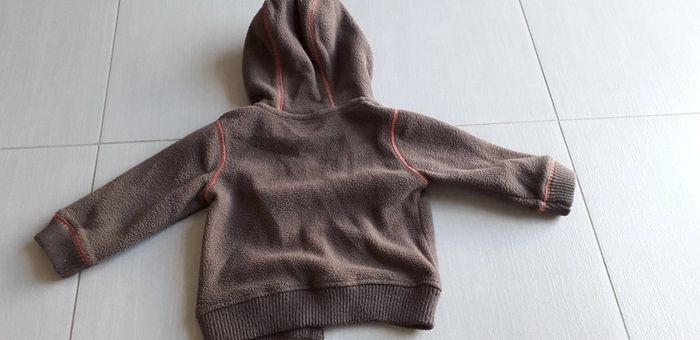 Gilet hiver zippé à capuche polaire 6 mois - photo numéro 3