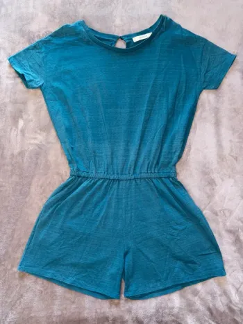 Combi short femme taille S Sessùn bleu turquoise en très bon état