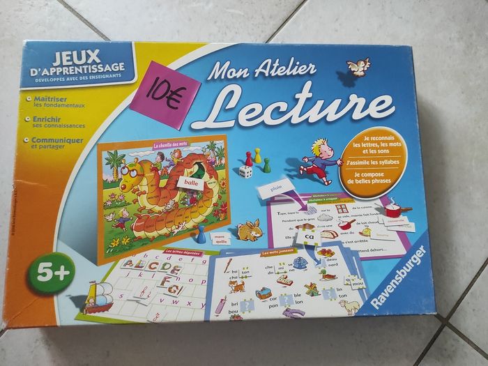 Jeu éducatif "Mon atelier lecture"