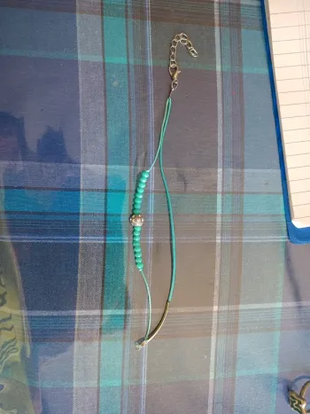 Bracelet turquoise argenté