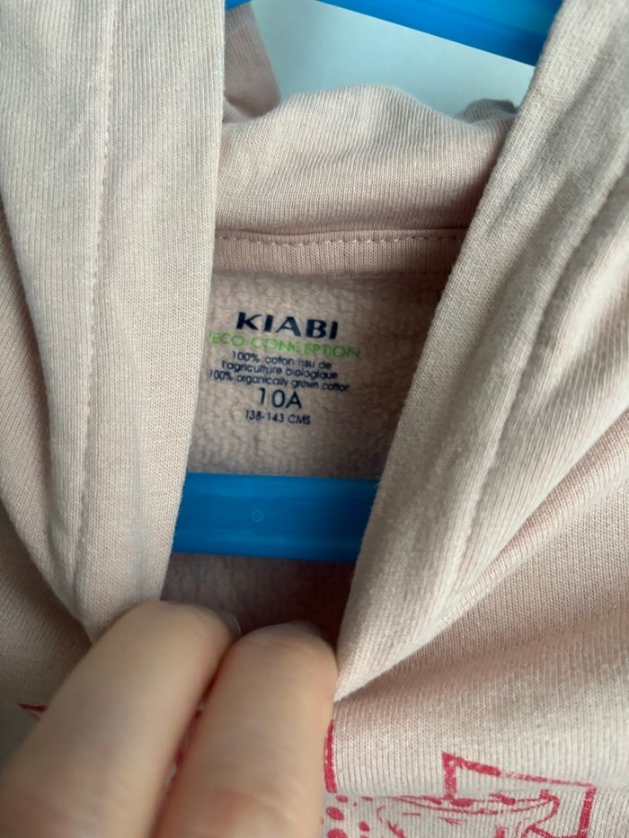 Lot 3 articles sweat capuche manche longue fille 10 ans - photo numéro 2