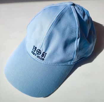Casquette bleu clair en coton
