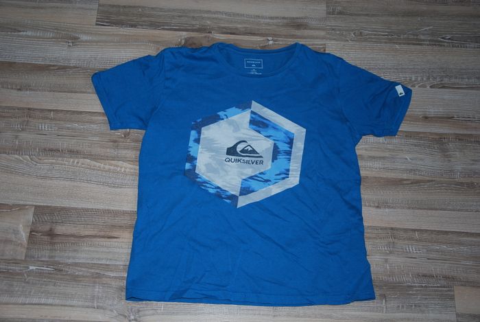 t-shirt garçon Quiksilver bleu 10 ans