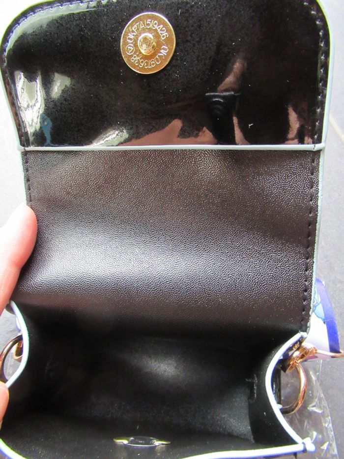 Petit sac bandoulière Stitch noir neuf - photo numéro 3