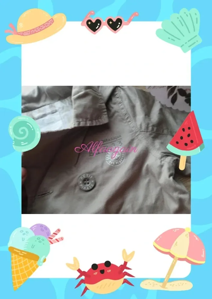 Veste caban garçon 18mois Gémo neuve - photo numéro 2