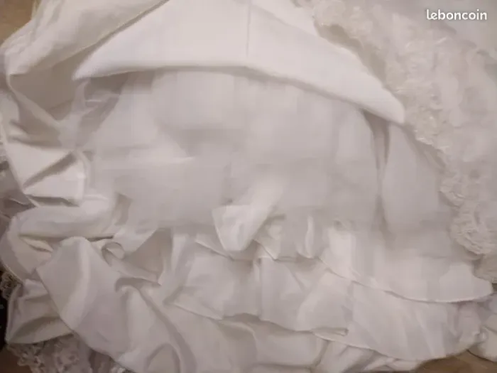 Robe de mariée T38 princesse avec bustier - photo numéro 10