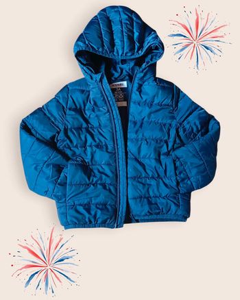 Doudoune bleu marine 5 ans