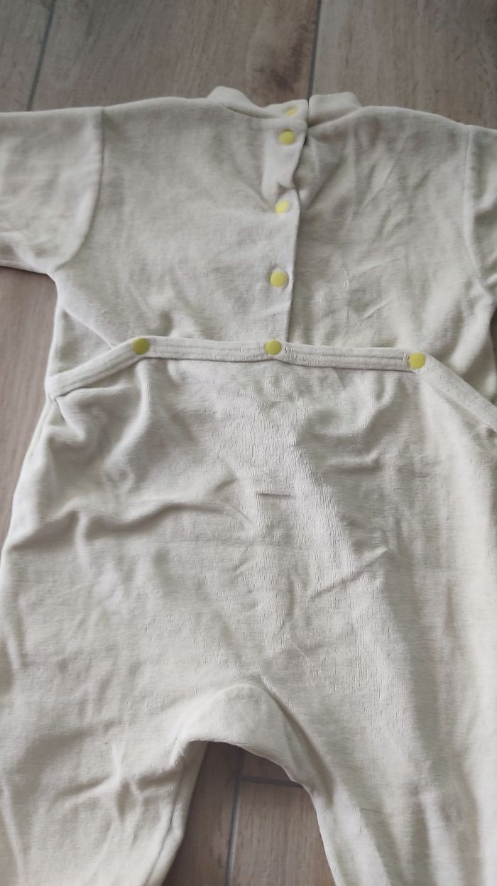 Pyjama tortue vert pâle - photo numéro 3