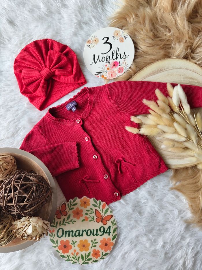 Ensemble complet 5 pièces sergent major fille 3 mois 🎀 - photo numéro 5